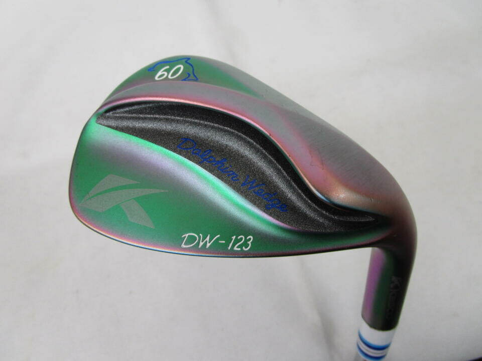 【中古】キャスコ Dolphin Wedge DW-123 レインボー ウェッジ 60° S200フレックス 35.0インチ ◆リシャフト◆ダイナミックゴールド 105 リシャフト品 Cランク 右利き用 Kasco ゴルフクラブ ゴルフドゥ
