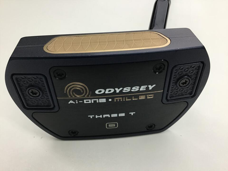 【中古】オデッセイ Ai-ONE MILLED THREE T パター 34.0インチ ヘッドカバーあり オリジナルスチール Bランク 右利き用 ODYSSEY ゴルフクラブ ゴルフドゥ ゴルフ用品 GOLF DO 中古ゴルフクラブ