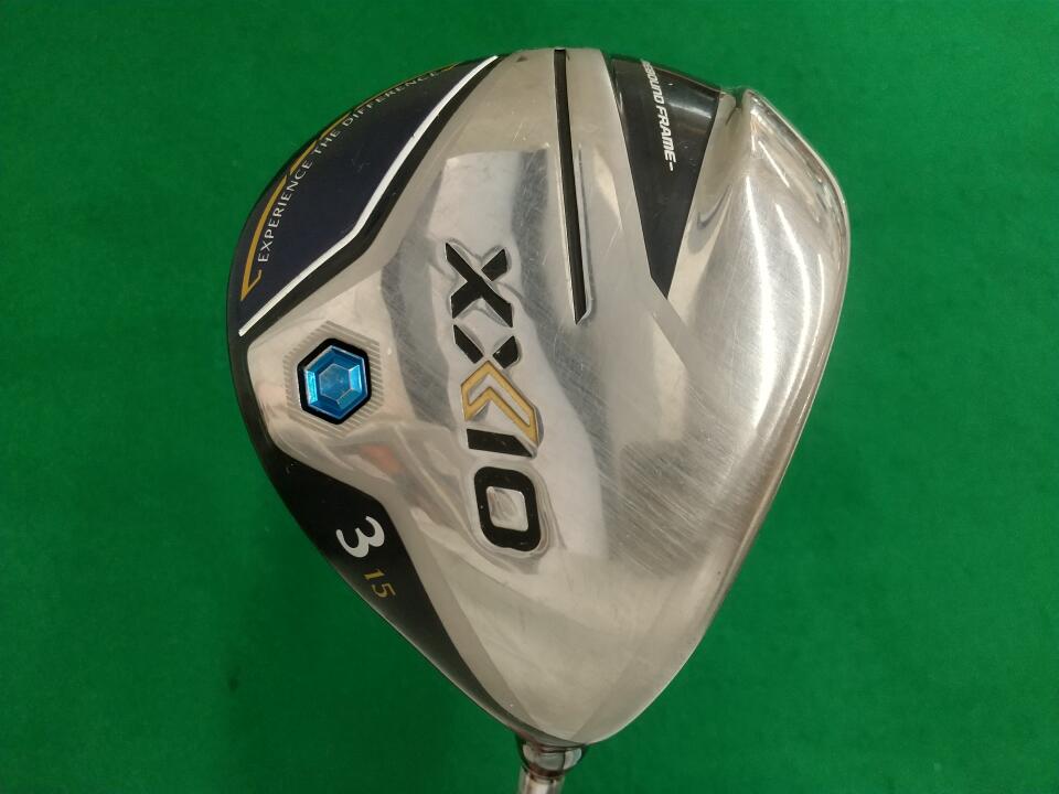 【中古】ダンロップ XXIO 12 ネイビー フェアウェイウッド 3W 15° Sフレックス 43.25インチ ヘッドカバーあり MP1200 ネイビー Cランク 右利き用 DUNLOP ゴルフクラブ ゼクシオ12 ゴルフドゥ ゴルフ用