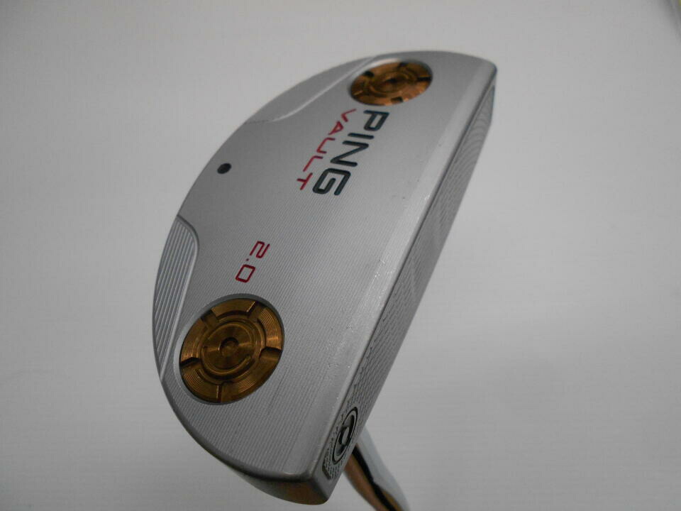 【中古】ピン VAULT 2.0 PIPER Platinum パター 34.0インチ オリジナルスチール(PP58ｸﾞﾘｯﾌﾟ) Cランク 右利き用 PING ゴルフクラブ ゴルフドゥ ゴルフ用品 GOLF DO 中古ゴルフクラブ