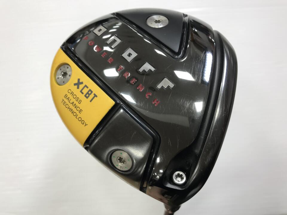 【中古】グローブライド ONOFF KURO 2022 ドライバー 9.5° Sフレックス 45.25インチ ヘッドカバーあり CBT：624D リシャフト品 Cランク 右利き用 GLOBERIDE ゴルフクラブ オノフクロ ゴルフドゥ ゴルフ