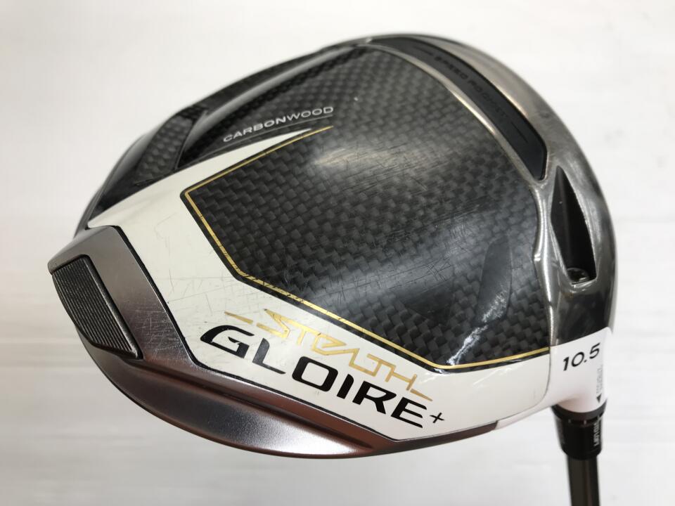 【中古】テーラーメイド STEALTH GLOIRE+ ドライバー 10.5° Sフレックス 45.0インチ ヘッドカバーあり ディアマナ ZF40 リシャフト品 Dランク 右利き用 Taylormade ゴルフクラブ ステルスグローレプラ|ゴルフ ドゥ 中古クラブ店