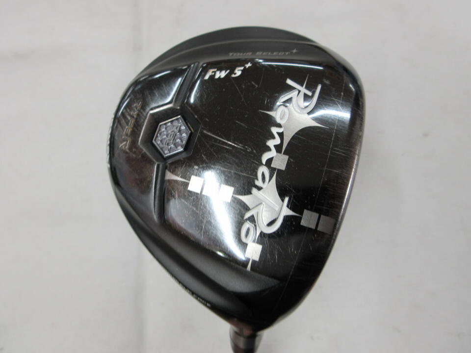 【中古】ロマロ Ray FW TYPE R TOUR SELECT フェアウェイウッド 5+W 16.5° Sフレックス 42.5インチ ◆リシャフト◆ｲ-ﾌﾞﾝﾌﾛ-RIPTIDE60 リシャフト品 Cランク 右利き用 RomaRo ゴルフクラブ ゴルフドゥ