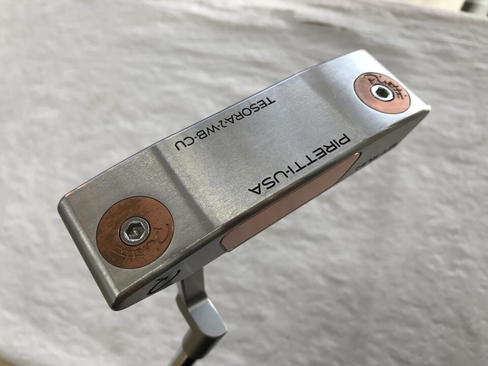 【中古】ピレッティ TESORA 2 WB CU 1ST RUN パター 34.0インチ ヘッドカバーあり オリジナルスチール Bランク 右利き用 Piretti ゴルフクラブ ゴルフドゥ ゴルフ用品 GOLF DO 中古ゴルフクラブ