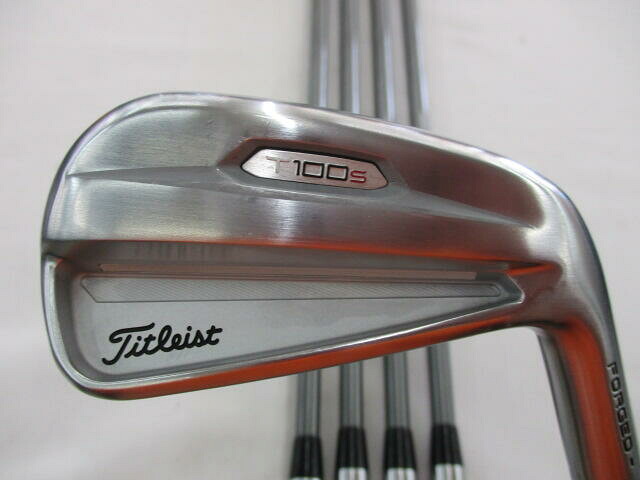 【中古】タイトリスト T100・S 2021 アイアンセット Sフレックス 37.5インチ NEW　MCI８０ リシャフト品 Cランク 右利き用 Titleist ゴルフクラブ ゴルフドゥ ゴルフ用品 GOLF DO 中古ゴルフクラブ