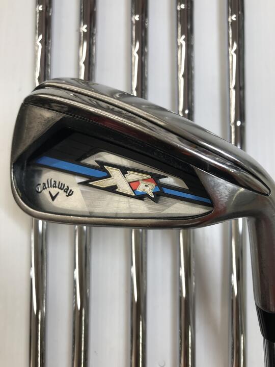 【中古】キャロウェイ XR OS アイアンセット Rフレックス 38.25インチ NSプロ850GH Cランク 右利き用 Callaway ゴルフクラブ ゴルフドゥ ゴルフ用品 GOLF DO 中古ゴルフクラブ