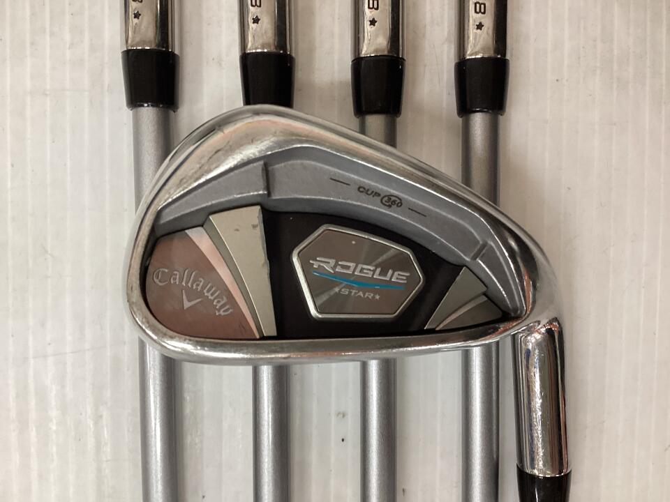 【中古】キャロウェイ ROGUE STAR アイアンセット Rフレックス 38.0インチ FUBUKI for CW 50 Cランク 右利き用 Callaway ゴルフクラブ ローグスター ゴルフドゥ ゴルフ用品 GOLF DO 中古ゴルフクラブ