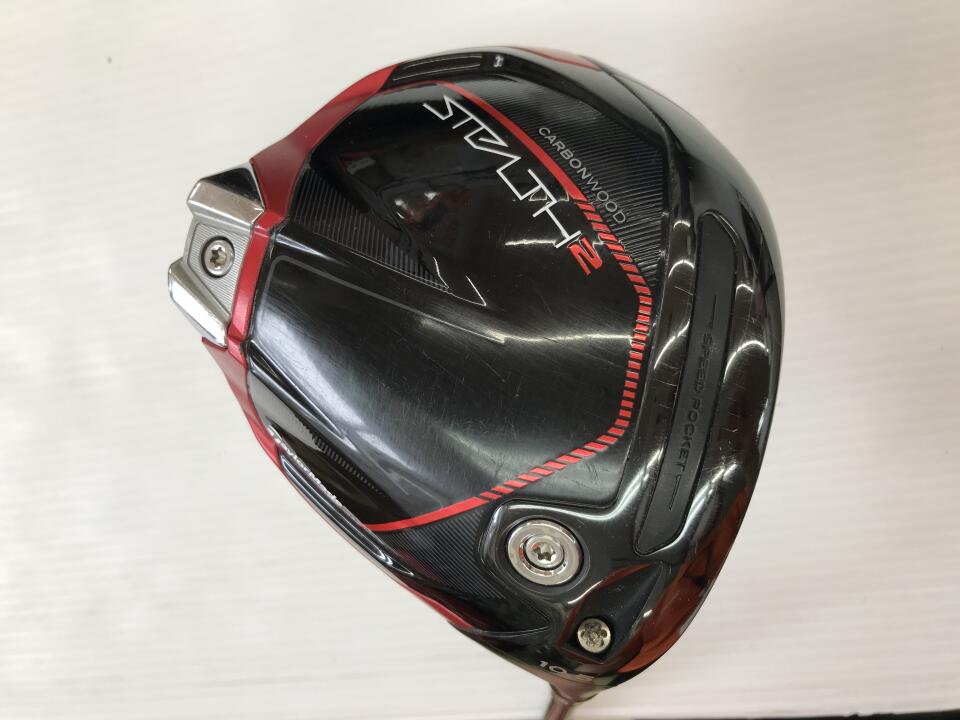 【中古】テーラーメイド STEALTH2 ドライバー 10.5° Rフレックス 45.5インチ ヘッドカバーあり Diamana　BLUE　TM50 リシャフト品 Cランク 右利き用 Taylormade ゴルフクラブ ステルス2 ゴルフドゥ ゴル