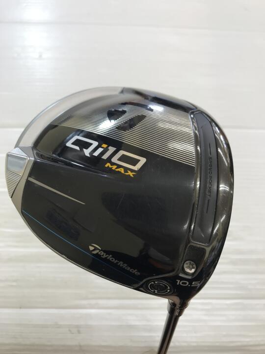 【中古】テーラーメイド Qi10 MAX ドライバー 10.5° Sフレックス 45.25インチ ヘッドカバーあり Diamana BLUE TM50 Cランク 右利き用 Taylormade ゴルフクラブ Qi10マックス ゴルフドゥ ゴルフ用品 GOLF DO 中
