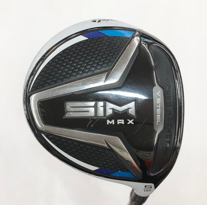 【中古】テーラーメイド SIM MAX フェアウェイウッド 5W 18° SRフレックス 42.25インチ TENSEI BLUE TM50 Dランク 右利き用 Taylormade ゴルフクラブ シムマックス ゴルフドゥ ゴルフ用品 GOLF DO 中古ゴル