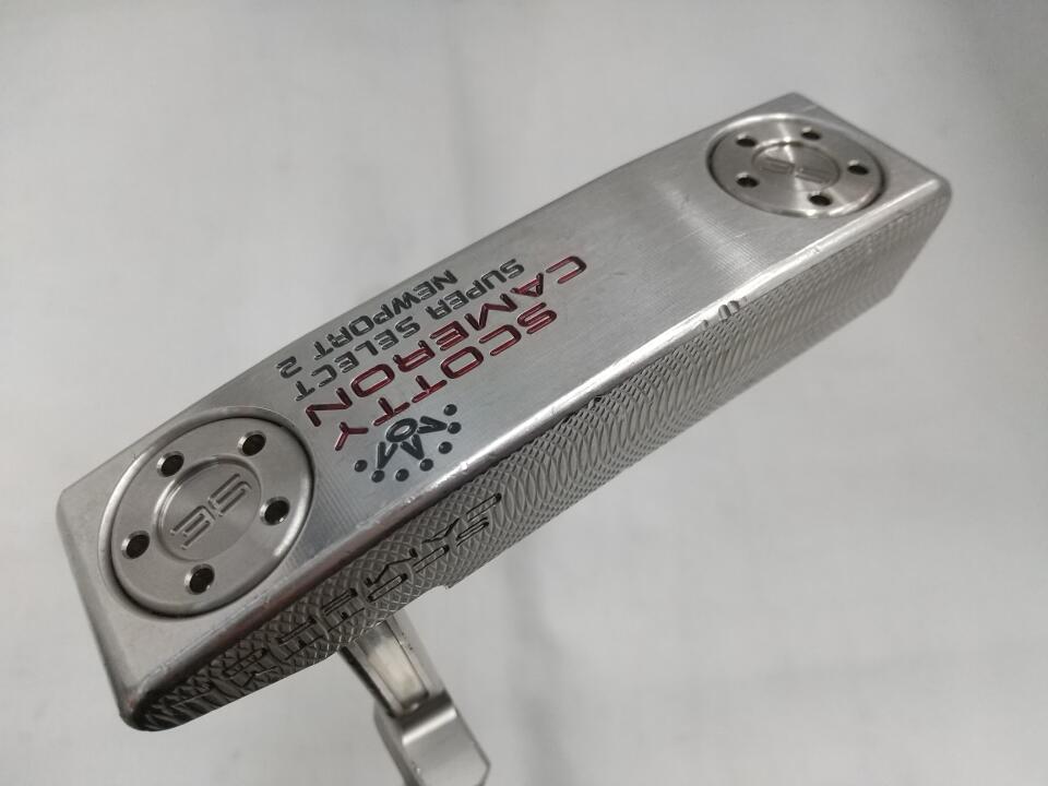 【中古】タイトリスト SC SUPER SELECT NEWPORT 2 パター 34.0インチ オリジナルスチール Cランク 右利き用 Titleist ゴルフクラブ スコッティキャメロン スーパーセレクト ニューポート2 ゴルフドゥ