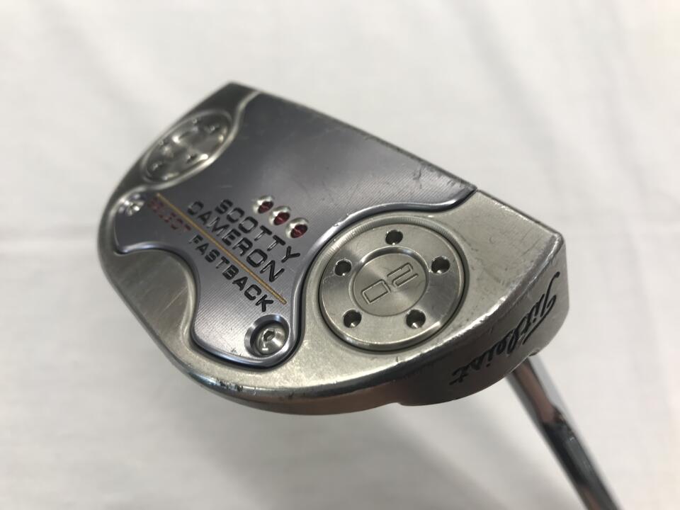 【中古】タイトリスト SC SELECT FASTBACK 2018 パター 33.0インチ ヘッドカバーあり オリジナルスチール Dランク 右利き用 Titleist ゴルフクラブ スコッティキャメロン セレクトファストバック ゴル