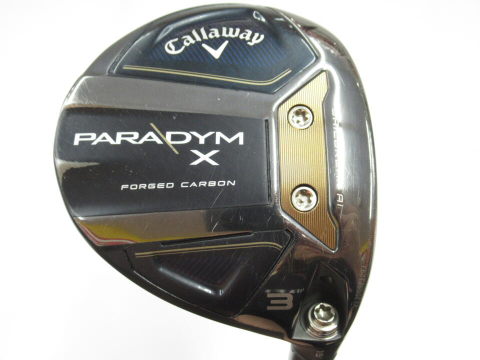 【中古】キャロウェイ PARADYM X フェアウェイウッド 3W 15° Rフレックス 43.0インチ ヘッドカバーあり VENTUS TR 5 for Callaway Cランク 右利き用 Callaway ゴルフクラブ パラダイムX ゴルフドゥ ゴルフ用