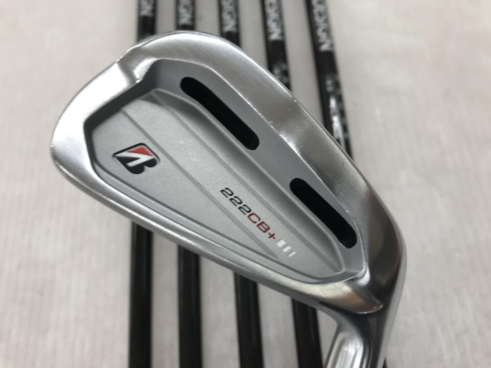 【中古】ブリヂストン 222CB+ アイアンセット 24° Sフレックス 38.25インチ RAUNE i90 リシャフト品 Cランク 右利き用 BRIDGESTONE ゴルフクラブ ゴルフドゥ ゴルフ用品 GOLF DO 中古ゴルフクラブ