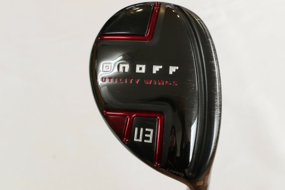 【中古】グローブライド ONOFF UTILITY WINGS AKA 2022 ユーティリティ 18&deg; Sフレックス 39.5インチ ヘッドカバーあり LABOSPEC　 SHINARI：i65 リシャフト品 Cランク 右利き用 GLOBERIDE ゴルフクラブ オノフ｜ゴルフ ドゥ 中古クラブ店