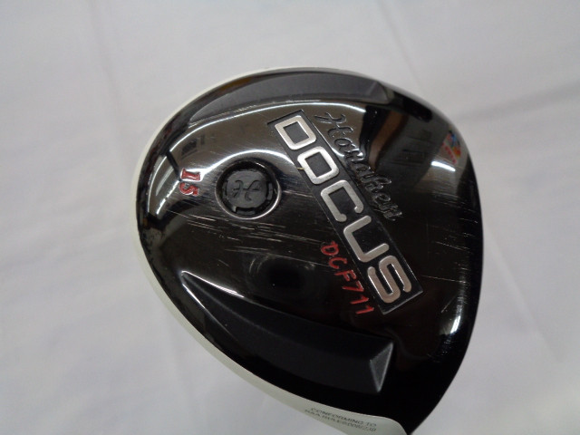 【中古】ハラケン DOCUS DCF711 フェアウェイウッド 3W 15° Sフレックス 43.5インチ ヘッドカバーあり Speeder EVOLUTION 5 FW リシャフト品 Dランク 右利き用 Haraken ゴルフクラブ ゴルフドゥ ゴルフ用品