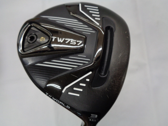 【中古】ホンマゴルフ TOUR WORLD TW757 フェアウェイウッド 3W 15&deg; Sフレックス 43.0インチ ヘッドカバーあり VIZARD MA-6 Cランク 右利き用 ゴルフクラブ ツアーワールド ゴルフドゥ ゴルフ用品 GOLF D｜ゴルフ ドゥ 中古クラブ店