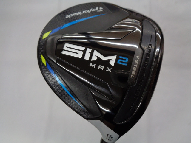 【中古】テーラーメイド SIM2 MAX フェアウェイウッド 5W 18&deg; SRフレックス 42.25インチ ヘッドカバーあり TENSEI BLUE TM50(SIM2) Cランク 右利き用 Taylormade ゴルフクラブ シム2マックス ゴルフドゥ ゴ｜ゴルフ ドゥ 中古クラブ店