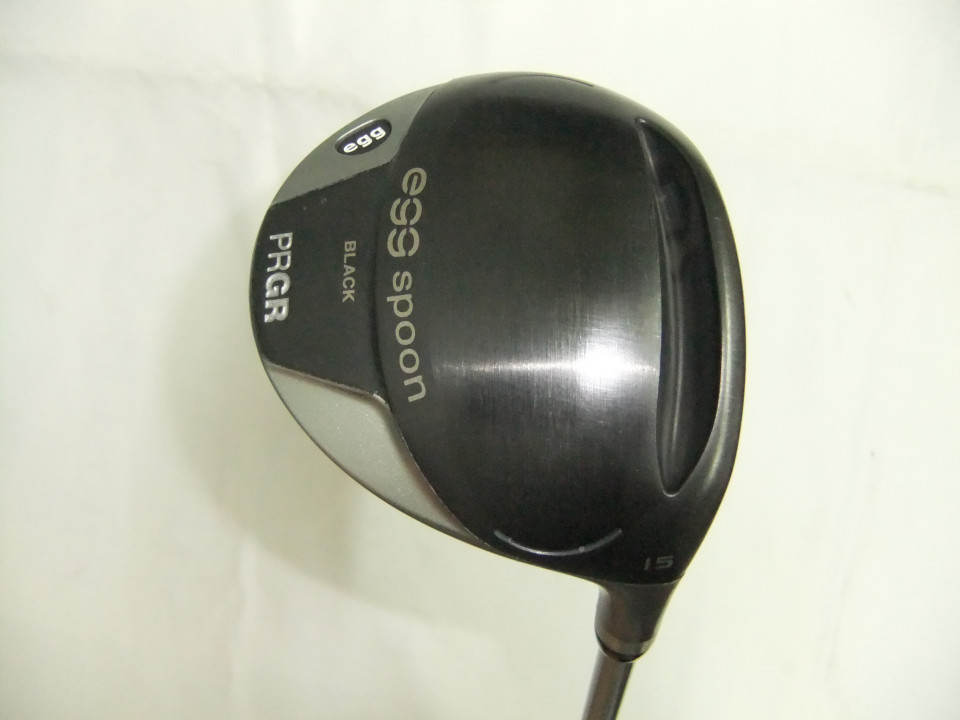 【中古】プロギア egg spoon BLACK フェアウェイウッド 3W 15° Sフレックス 43.0インチ ヘッドカバーあり ツアーAD UB6 リシャフト品 Cランク 右利き用 PRGR ゴルフクラブ エッグスプーンブラック|ゴルフ ドゥ 中古クラブ店