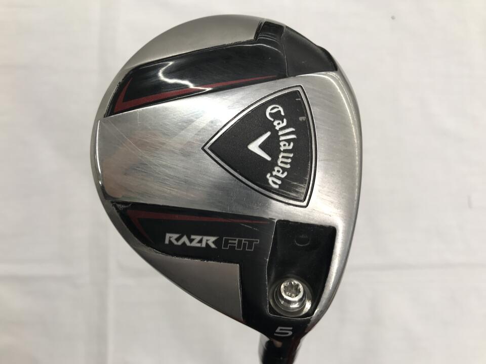 【中古】キャロウェイ RAZR FIT フェアウェイウッド 5W 18° Sフレックス 42.25インチ RAZR FIT シリーズ Dランク 右利き用 Callaway ゴルフクラブ ゴルフドゥ ゴルフ用品 GOLF DO 中古ゴルフクラブ