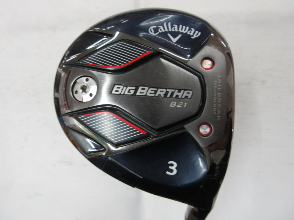 【中古】キャロウェイ BIG BERTHA B21 US フェアウェイウッド 3W 15° Rフレックス 43.0インチ ヘッドカバーあり RCH 55 Graphite Cランク 右利き用 Callaway ゴルフクラブ ビッグバーサ ゴルフドゥ ゴルフ