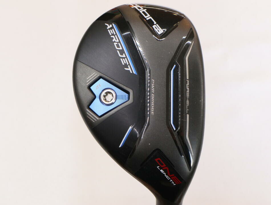 【中古】コブラ AEROJET ONE LENGTH ユーティリティ 21° Rフレックス 37.5インチ ヘッドカバーあり SPEEDER NX for Cobra(AEROJET) Cランク 右利き用 COBRA ゴルフクラブ エアロジェットワンレングス ゴルフド