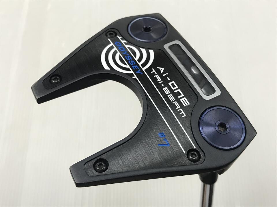 【中古】オデッセイ Ai-ONE TRI-BEAM #7 パター 33.0インチ ヘッドカバーあり オリジナルスチール Bランク 右利き用 ODYSSEY ゴルフクラブ ゴルフドゥ ゴルフ用品 GOLF DO 中古ゴルフクラブ