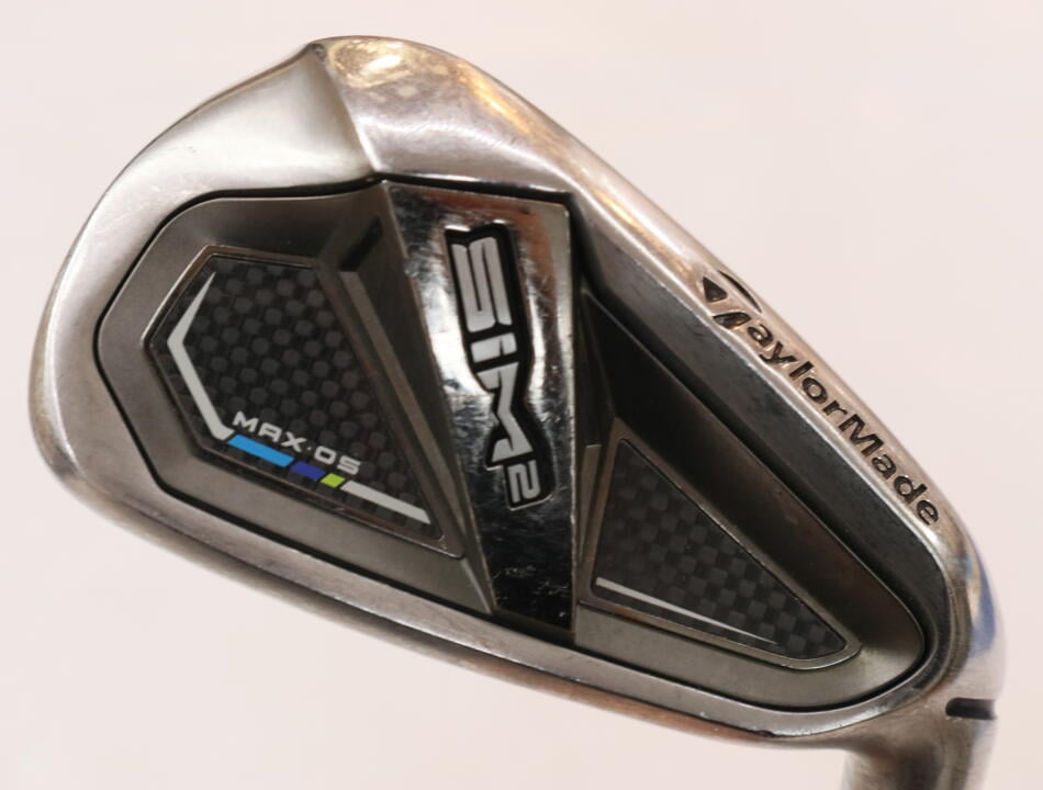 【中古】テーラーメイド SIM2 MAX・OS アイアンセット Sフレックス 37.875インチ TENSEI　BLUE　TM60 リシャフト品 Cランク 右利き用 Taylormade ゴルフクラブ シム2マックスOS ゴルフドゥ ゴルフ用品 GOLF 38,012円