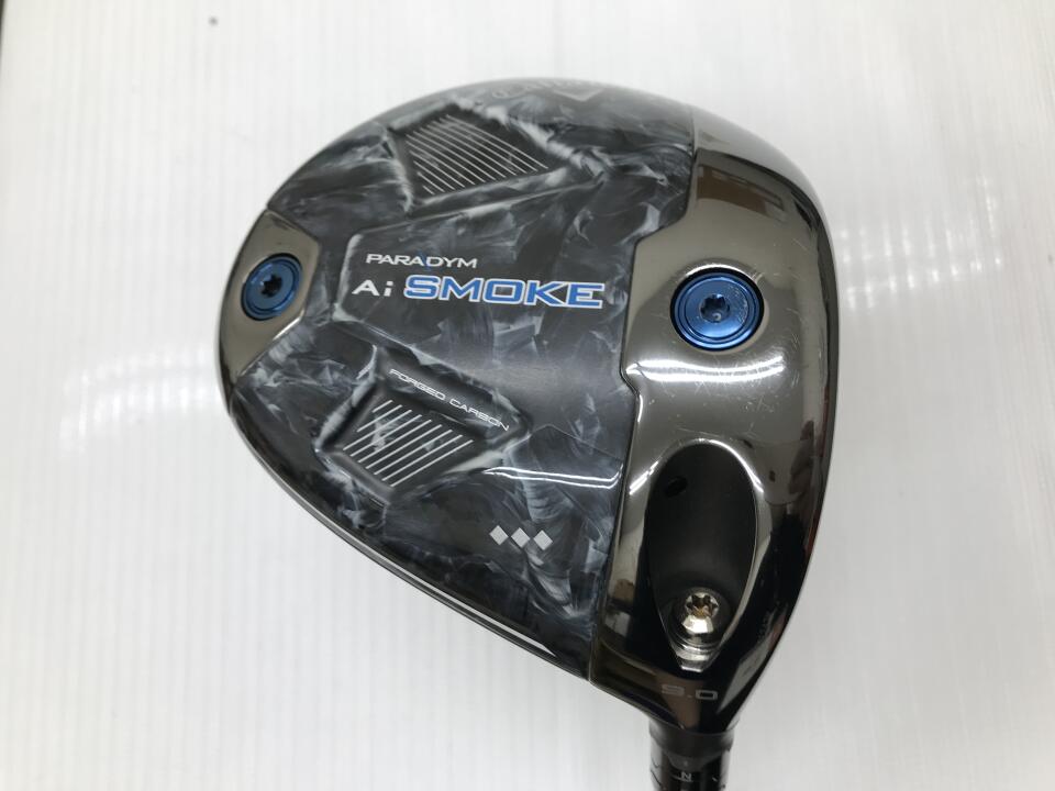 【中古】キャロウェイ PARADYM Ai SMOKE ◆◆◆ ドライバー 9° Sフレックス 45.25インチ ヘッドカバーあり TENSEI PRO Blue 1K 60 Cランク 右利き用 Callaway ゴルフクラブ パラダイムAiスモーク トリプルダ