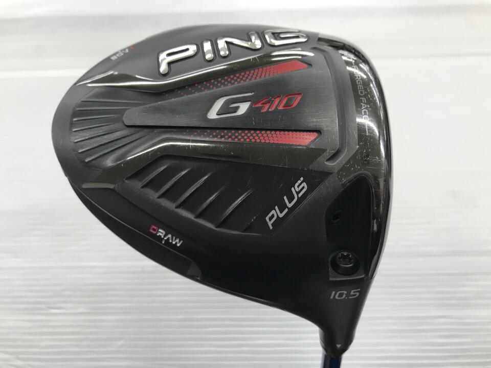 【中古】ピン G410 PLUS ドライバー 10.5° Sフレックス 45.75インチ ヘッドカバーあり Speeder 661 EVOLUTION リシャフト品 Cランク 右利き用 PING ゴルフクラブ G410プラス ゴルフドゥ ゴルフ用品 GOLF DO 中