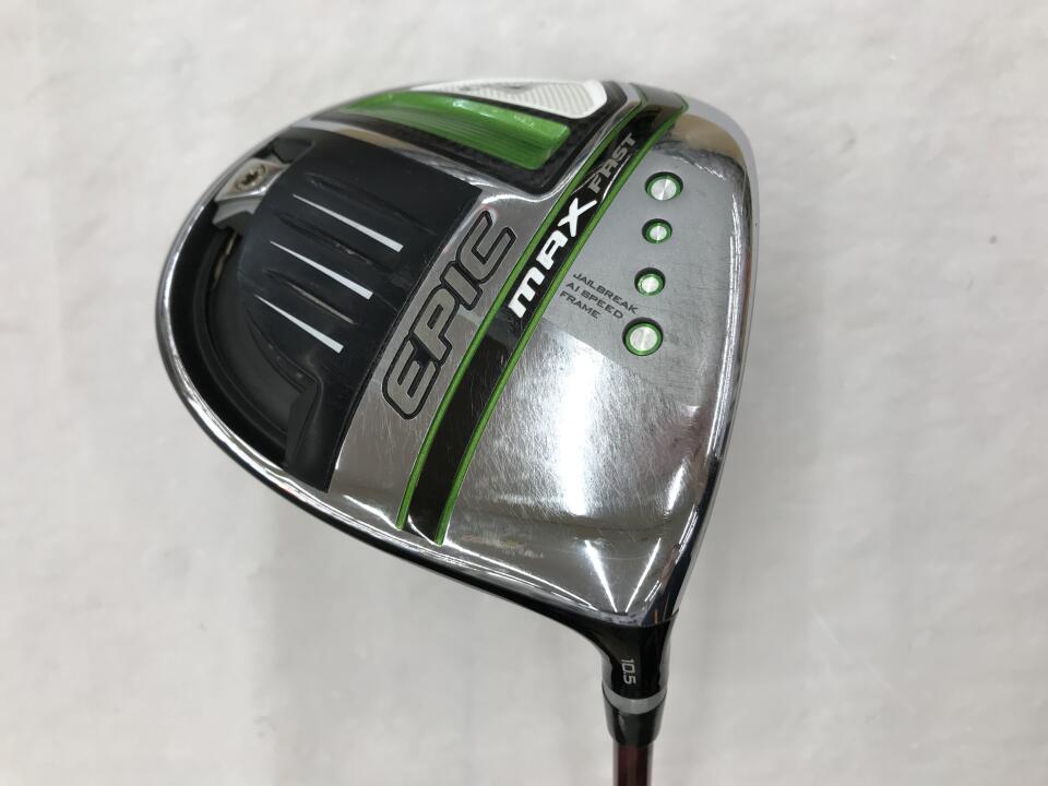 【中古】キャロウェイ EPIC MAX FAST ドライバー 10.5° Sフレックス 45.0インチ Speeder 569EVOLUTION 3 リシャフト品 Dランク 右利き用 Callaway ゴルフクラブ エピックマックスファスト ゴルフドゥ ゴルフ