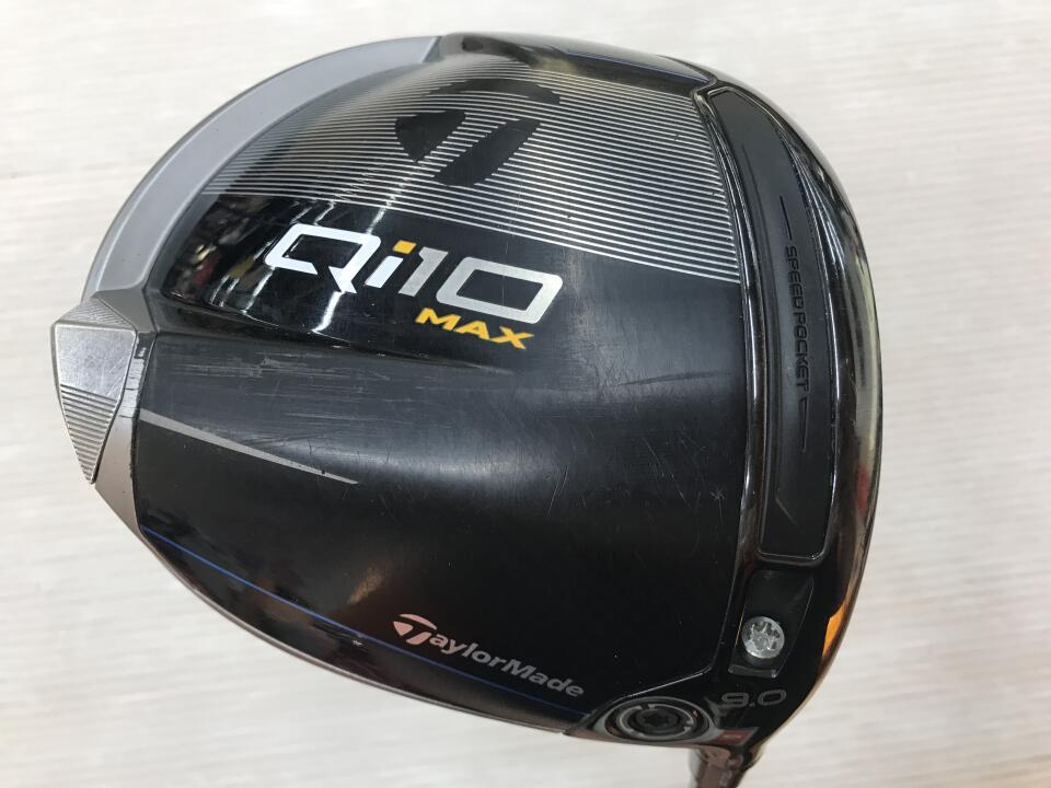 【中古】テーラーメイド Qi10 MAX ドライバー 9° Sフレックス 45.25インチ ヘッドカバーあり Diamana BLUE TM50 Dランク 右利き用 Taylormade ゴルフクラブ Qi10マックス ゴルフドゥ ゴルフ用品 GOLF DO 中古