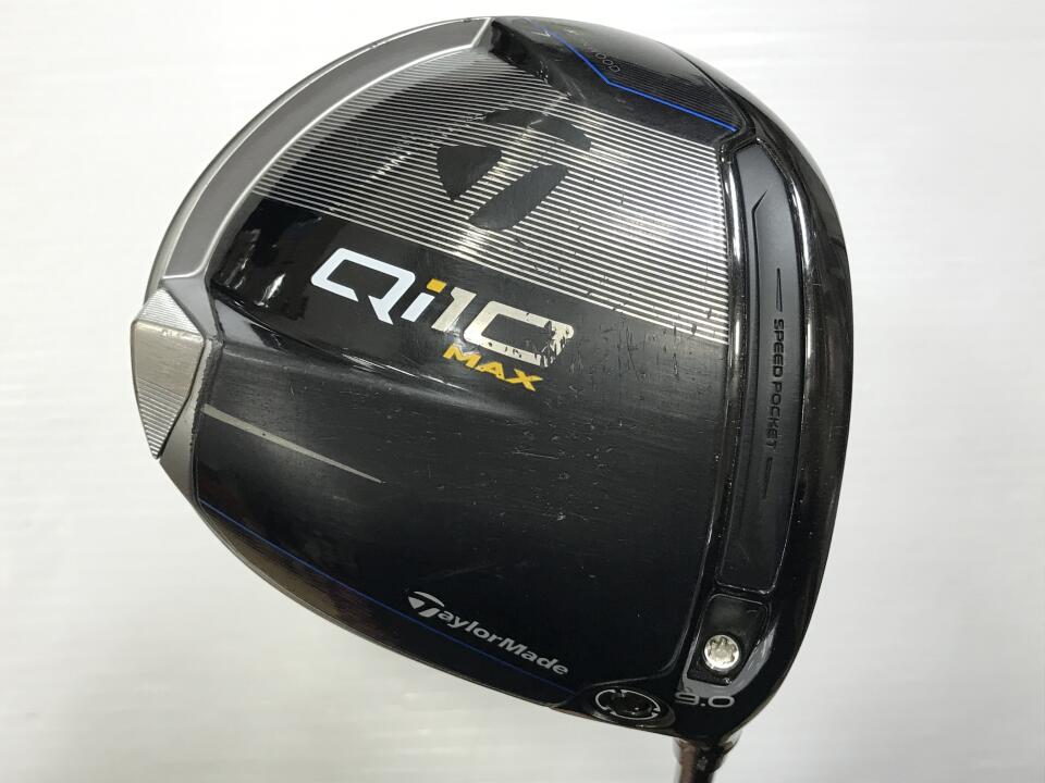 【中古】テーラーメイド Qi10 MAX ドライバー 9° Sフレックス 45.0インチ ヘッドカバーあり Diamana BLUE TM50 Dランク 右利き用 Taylormade ゴルフクラブ Qi10マックス ゴルフドゥ ゴルフ用品 GOLF DO 中古