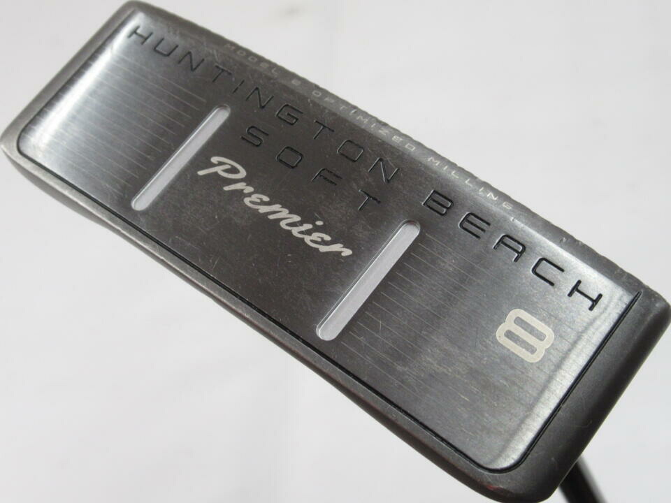 【中古】【訳あり】クリーブランド HUNTINGTON BEACH SOFT Premier #8 パター 34.0インチ ヘッドカバーあり オリジナルスチール Dランク 右利き用 Cleveland ゴルフクラブ ゴルフドゥ ゴルフ用品 GOLF DO 中