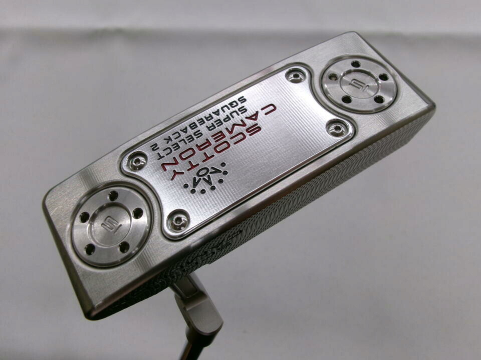 【中古】タイトリスト SC SUPER SELECT SQUAREBACK 2 パター 34.0インチ ヘッドカバーあり オリジナルスチール Cランク 右利き用 Titleist ゴルフクラブ スコッティキャメロン スーパーセレクト スクエ|ゴルフ ドゥ 中古クラブ店