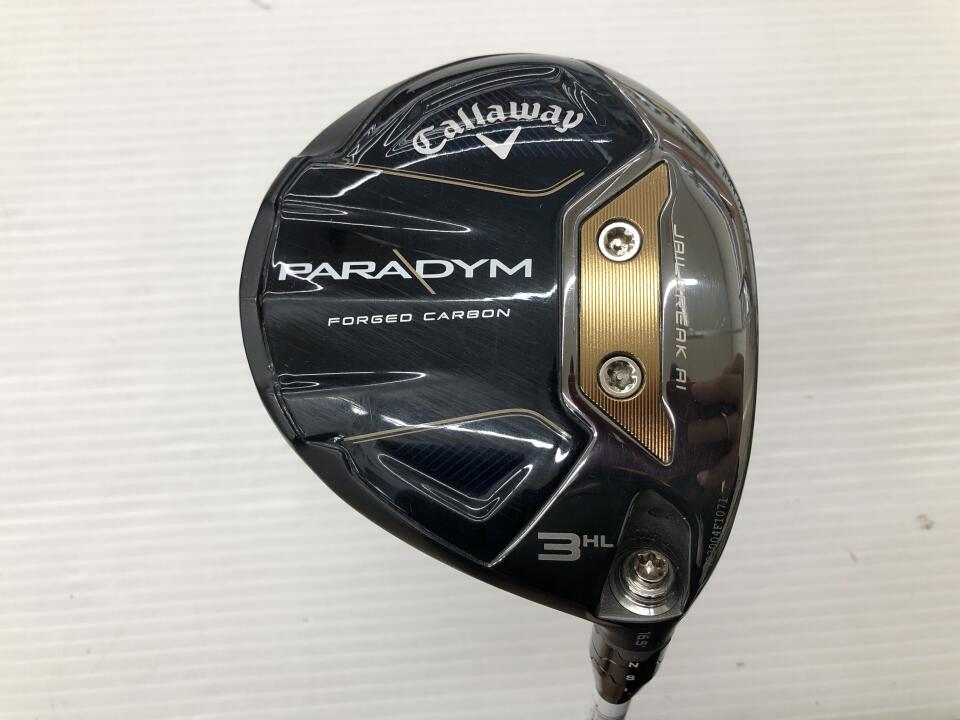 【中古】キャロウェイ PARADYM フェアウェイウッド 3W 16.5° Rフレックス 43.0インチ ヘッドカバーあり VENTUS　GREEN　5for　Callaway リシャフト品 Cランク 右利き用 Callaway ゴルフクラブ パラダイム