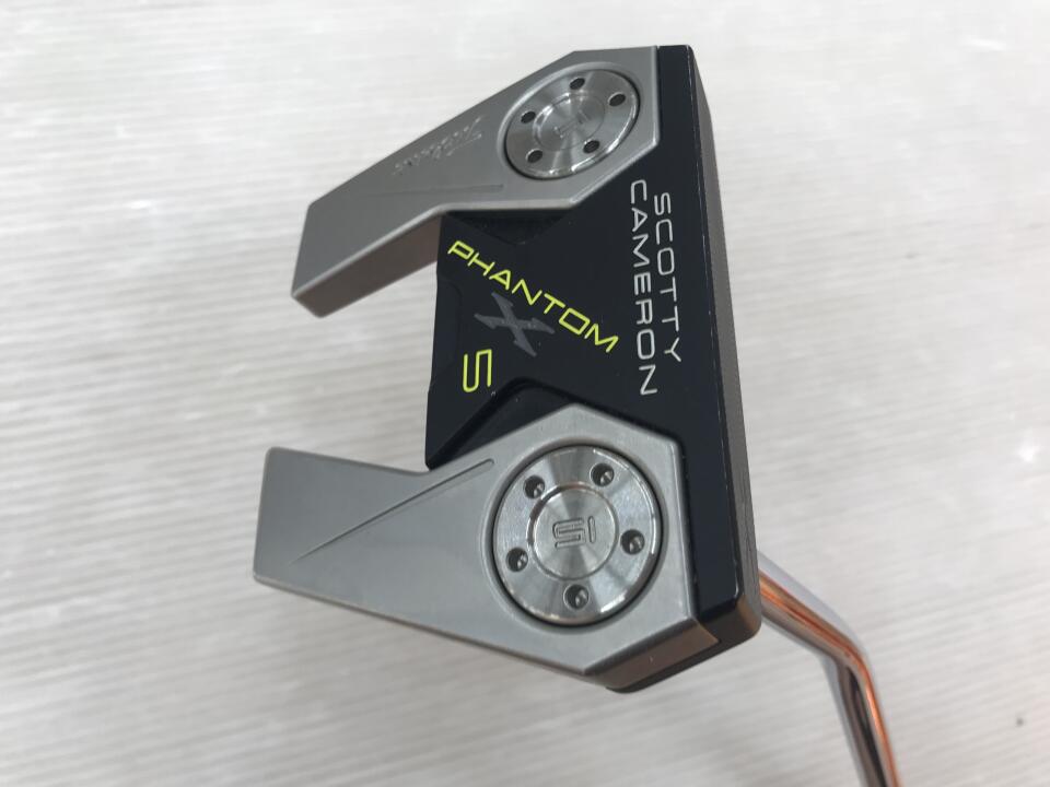 【中古】タイトリスト SC PHANTOM X 5 パター 34.0インチ オリジナルスチール Cランク 右利き用 Titleist ゴルフクラブ スコッティキャメロン ファントムエックス ゴルフドゥ ゴルフ用品 GOLF DO 中古