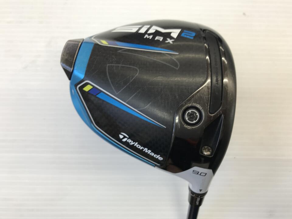 【中古】テーラーメイド SIM2 MAX ドライバー 9° Sフレックス 45.75インチ ヘッドカバーあり TENSEI BLUE TM50(SIM2) Cランク 右利き用 Taylormade ゴルフクラブ シム2マックス ゴルフドゥ ゴルフ用品 GOLF D