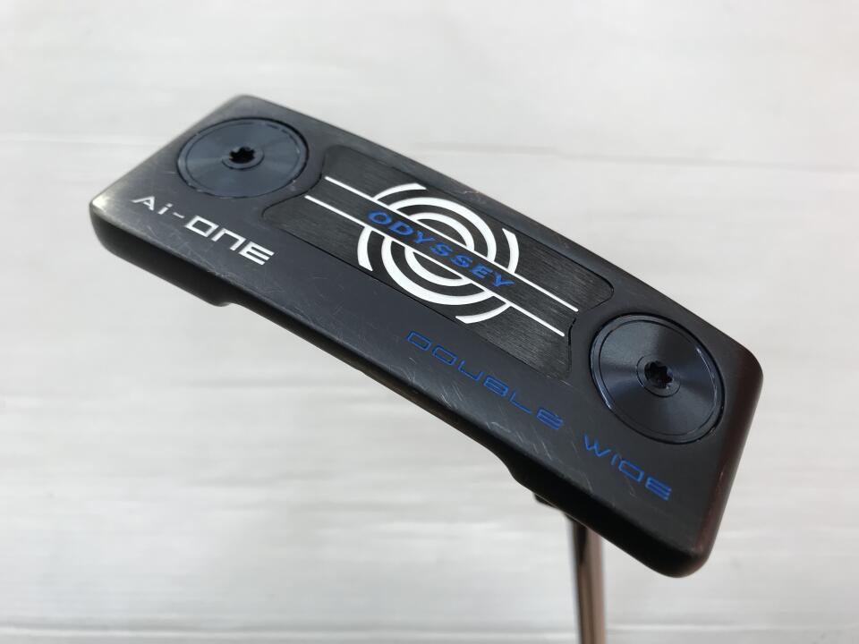 【中古】オデッセイ Ai-ONE DOUBLE WIDE パター 33.0インチ ヘッドカバーあり オリジナルスチール Cランク 右利き用 ODYSSEY ゴルフクラブ ゴルフドゥ ゴルフ用品 GOLF DO 中古ゴルフクラブ