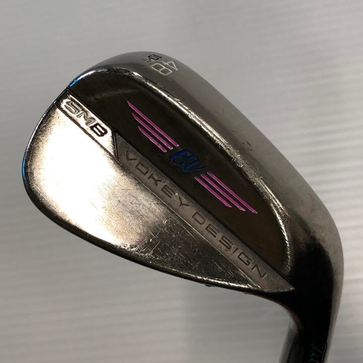 【中古】タイトリスト ボーケイ SM8 ブラッシュドスチール ウェッジ 48° Sフレックス 35.75インチ Titleist MCI BLACK60 リシャフト品 Dランク 右利き用 Titleist ゴルフクラブ ゴルフドゥ ゴルフ用品 GO