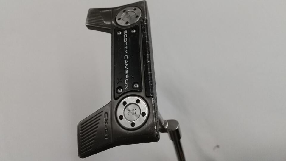 【中古】タイトリスト SC CONCEPT X CX-01 パター 34.0インチ ヘッドカバーあり オリジナルスチール Dランク 右利き用 Titleist ゴルフクラブ スコッティキャメロン コンセプトX ゴルフドゥ ゴルフ用