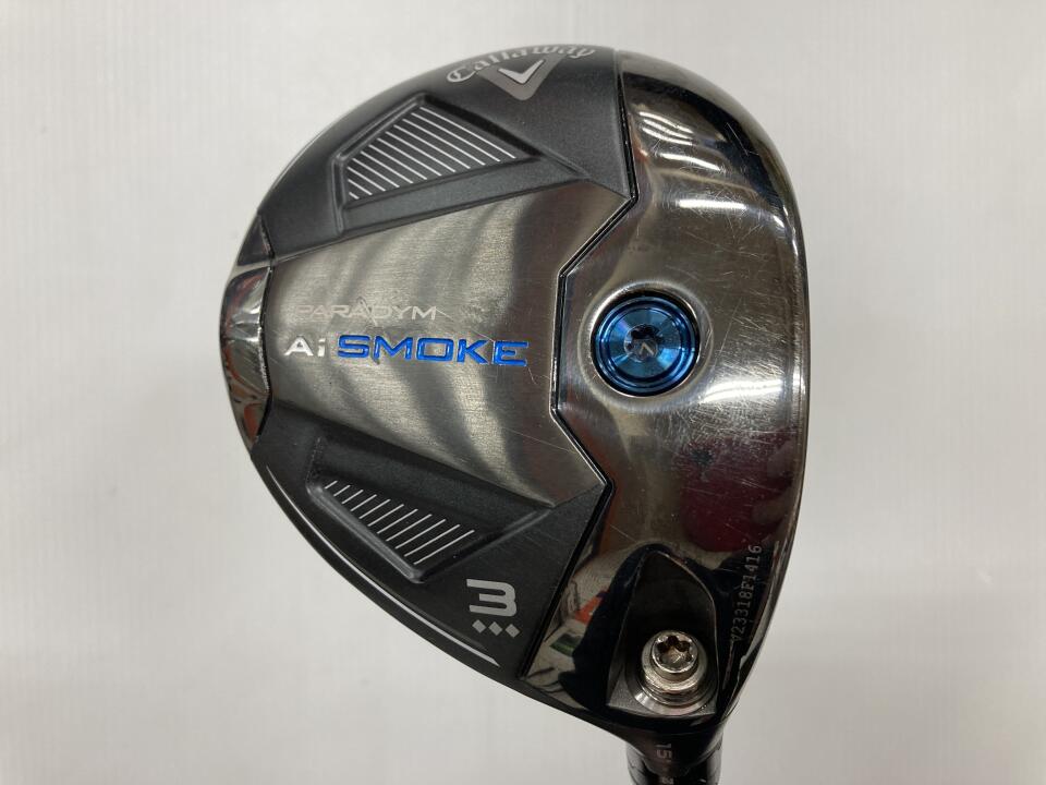 【中古】キャロウェイ PARADYM Ai SMOKE ◆◆◆ フェアウェイウッド 3W 15° SRフレックス 43.0インチ TENSEI 50fo Callaway リシャフト品 Bランク 右利き用 Callaway ゴルフクラブ パラダイムAiスモーク トリ