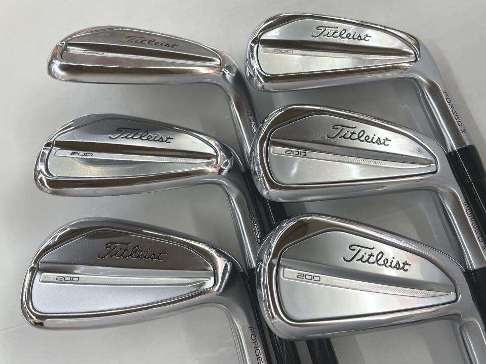 【中古】タイトリスト T200 2023 アイアンセット Sフレックス 38.0インチ TENSEI AV Blue AM2 Cランク 右利き用 Titleist ゴルフクラブ ゴルフドゥ ゴルフ用品 GOLF DO 中古ゴルフクラブ