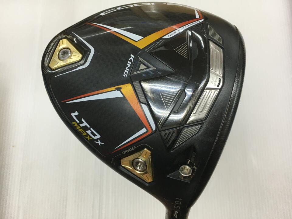 【中古】コブラ KING LTDx MAX Gold/Black ドライバー 10.5° Rフレックス 45.5インチ ヘッドカバーあり SPEEDER NX for Cobra Cランク 右利き用 COBRA ゴルフクラブ キングLTDxマックス ゴルフドゥ ゴルフ用品 G