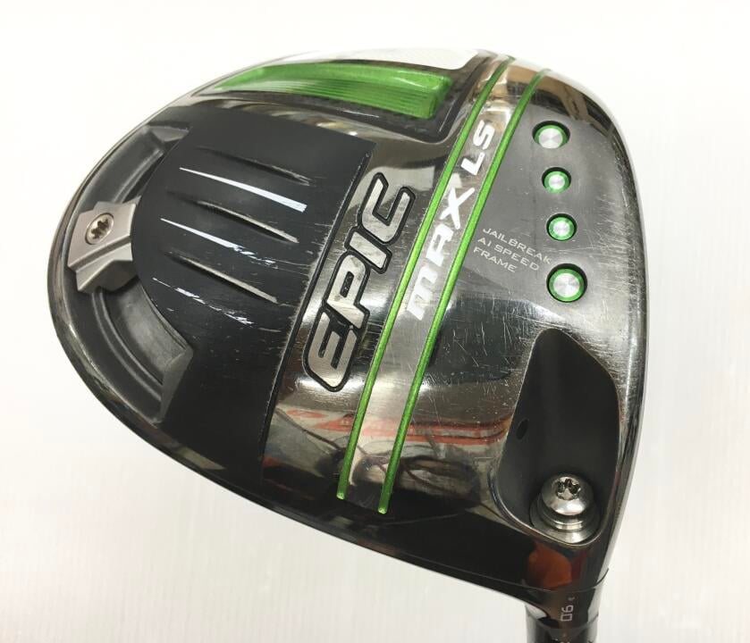 【中古】【訳あり】キャロウェイ EPIC MAX LS US ドライバー 9° Sフレックス 45.5インチ ヘッドカバーあり PROJECT X EvenFlow Riptide 60 Dランク 右利き用 Callaway ゴルフクラブ エピックマックスLS ゴルフ