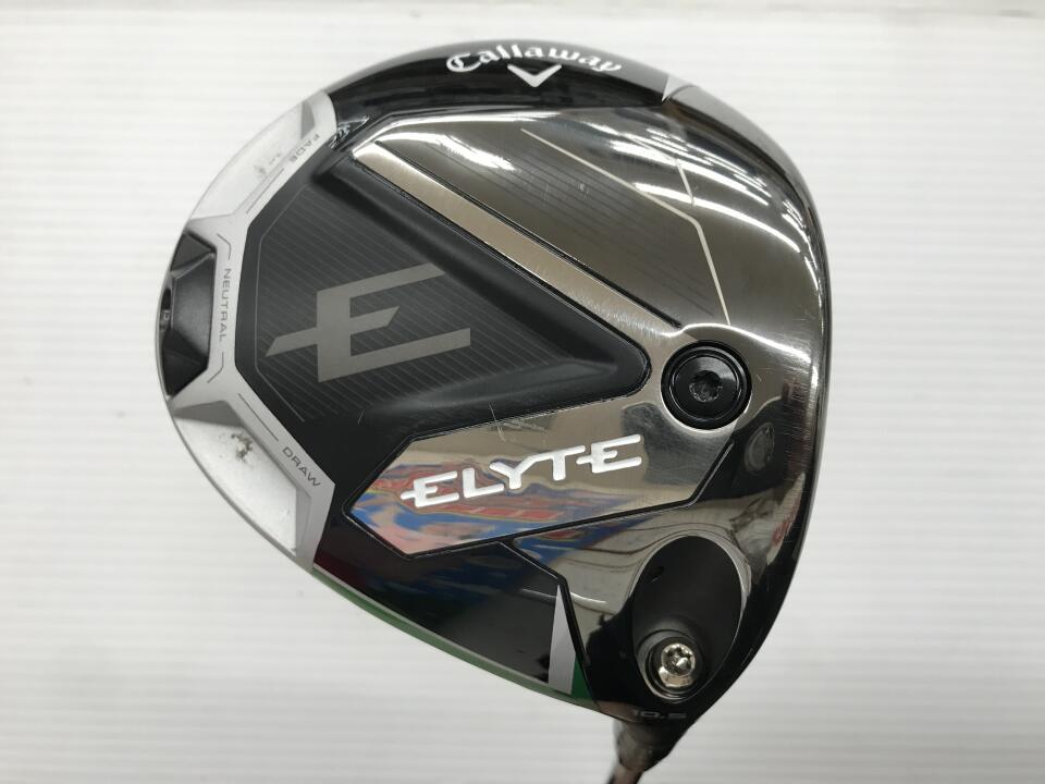 【中古】キャロウェイ ELYTE ドライバー 10.5° Sフレックス 45.25インチ ヘッドカバーあり KUROKAGE リシャフト品 Bランク 右利き用 Callaway ゴルフクラブ エリート ゴルフドゥ ゴルフ用品 GOLF DO 中