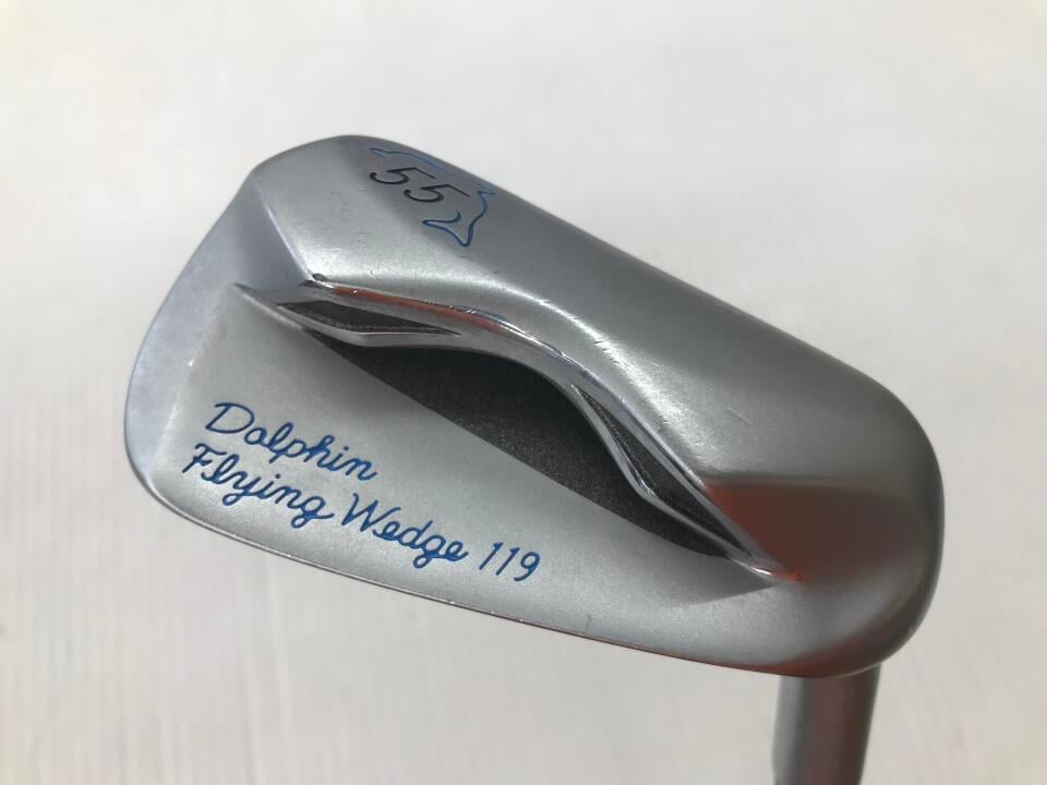 【中古】キャスコ Dolphin Flying Wedge DFW-119 ウェッジ 55° WEDGEフレックス 33.0インチ オリジナルスチール (ミッドグリップ) Cランク 右利き用 Kasco ゴルフクラブ ゴルフドゥ ゴルフ用品 GOLF DO 中古