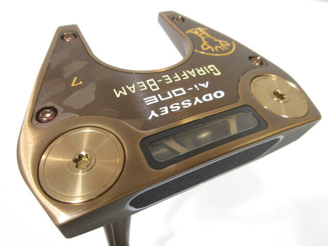 【中古】オデッセイ Ai-ONE GIRAFFE-BEAM #7 パター 34.0インチ ヘッドカバーあり オリジナルスチール Cランク 右利き用 ODYSSEY ゴルフクラブ ゴルフドゥ ゴルフ用品 GOLF DO 中古ゴルフクラブ