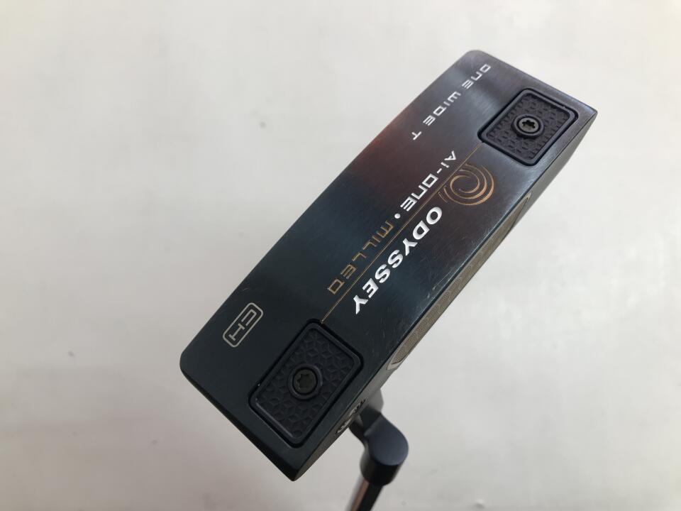 【中古】オデッセイ Ai-ONE MILLED ONE WIDE T パター 34.0インチ ヘッドカバーあり オリジナルスチール Cランク 右利き用 ODYSSEY ゴルフクラブ ゴルフドゥ ゴルフ用品 GOLF DO 中古ゴルフクラブ|ゴルフ ドゥ 中古クラブ店
