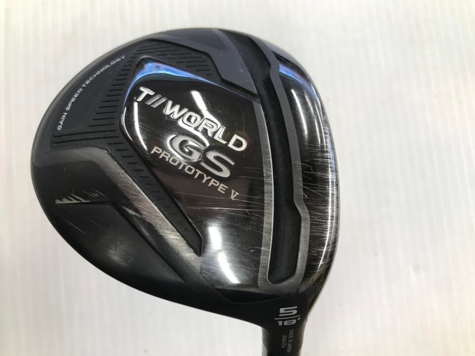 【中古】ホンマゴルフ TOUR WORLD GS PROTOTYPE フェアウェイウッド 5W 18° Sフレックス 42.5インチ VIZARD FZ-5 Cランク 右利き用 ゴルフクラブ ツアーワールドGSプロトタイプ ゴルフドゥ ゴルフ用品 GOLF